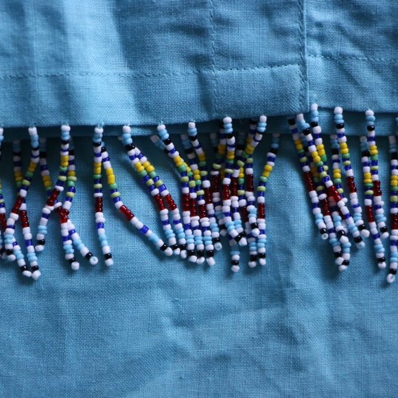 Blue Button Down - Picture 3 of 6